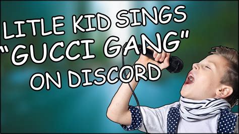 gucci gang white kid|White kid sings Gucci gang .